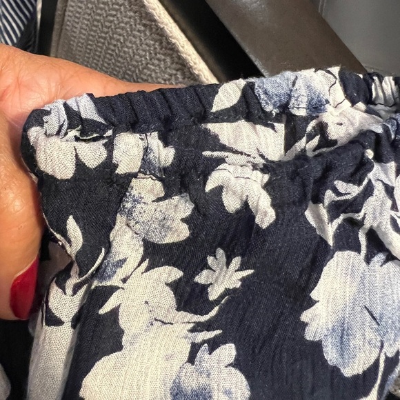 J Jill size 14 Petite navy and white floral sheath dress - Picture 7 of 12